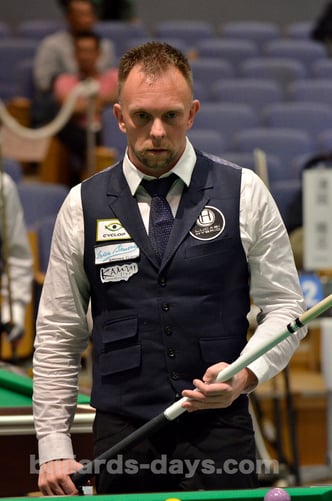 Thorsten Hohmann goes into last 32 at All Japan Championship 2015.
