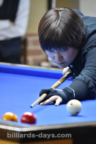 Natsumi Higashiuchi won 7th Ladies 3-cushion Grand prix