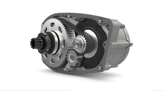 Innenleben: Grundlegend für das leise, vibrationsarme Laufverhalten des Brose Drive C ist ein Carbon-verstärkter Antriebsriemen von Gates im Gehäuseinneren. / Foto: Brose