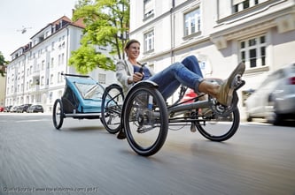 Wer einen erhöhten Reifenverschleiß an seinem Trike feststellt, sollte einmal die Spur des Rades überprüfen lassen