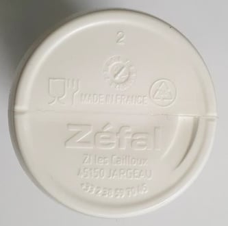 Bild vom Boden der Flasche (andere Farben sind möglich)