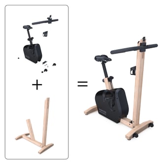 Decathlon Heimtrainer Woodbike - Komponenten