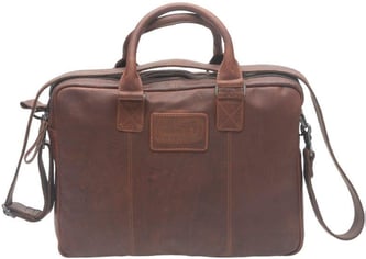 Leder-Schultertasche Santos Brown / Foto: New Looxs
