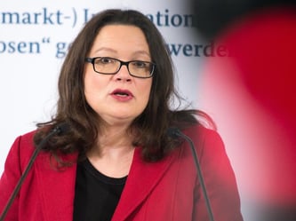 Nahles hatte Ende Dezember angekündigt, den Sozialhilfe-Anspruch von EU-Ausländern per Gesetz zu beschränken. Foto: Bernd von Jutrczenka
