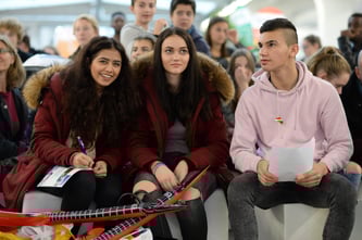 Im Vorjahr strömten mehr als 3.000 Besucher zur Ausbildungs-messe IHK jobfit! (Foto: Andreas Gebert / IHK München)