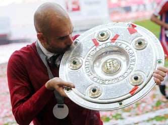 Coach Pep Guardiola ist mit dem FC Bayern wieder der klare Meisterfavorit. Foto: Andreas Gebert