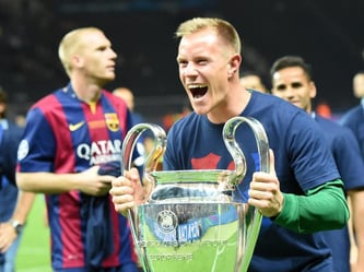 Torhüter Marc-André ter Stegen gewann gleich in seinem ersten Jahr beim FC Barcelona die Königsklasse. Foto: Marcus Brandt