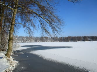 Der Feringasee in der Gemeinde Unterföhring (Symbolbild; Foto: Landratsamt München)