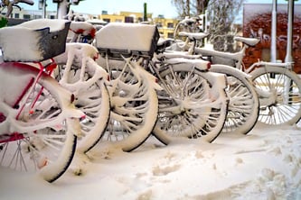 Auch im Winter sind viele mit dem eigenen Fahrrad unterwegs (Symbolbild; Foto: pixabay.com / MichaelGaida) 