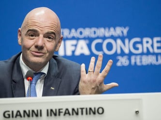 Gianni Infantino ist der neue Präsident der FIFA. Foto: Ennio Leanza