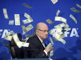 Der FIFA-Skandal rund um Weltverband-Chef Joseph Blatter sorgte monatelang für Schlagzeilen. Foto: Ennio Leanza