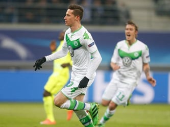 Julian Draxler überzeugte beim VfL Wolfsburg mit seinem Einsatz in Gent. Foto: Laurent Dubrule