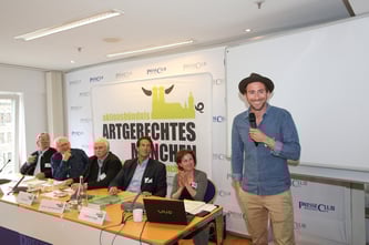 v.l.n.r.: Dr. Rupert Ebner, Karl Ludwig Schweisfurth, Josef Schmid, Julian Nida-Rümelin, Stephanie Weigel und Harry G