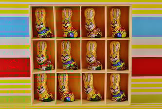  Gerade heiß begehrt: Schoko-Osterhasen (Symbolbild; Foto: pixabay.com / Alexas_Fotos) 