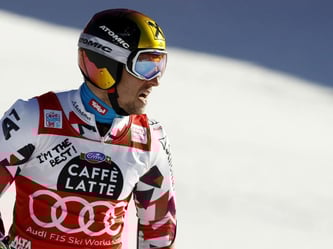 Marcel Hirscher wurde trotz des Zwischenfalls Zweiter. Foto: Andrea Solero