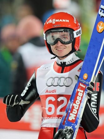 Richard Freitag landete mit 132 Metern auf dem fünften Platz. Foto: Daniel Karmann