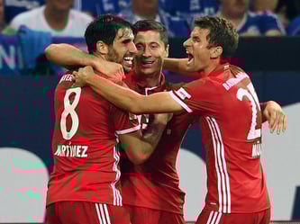 Mit dem zweiten Sieg am zweiten Spieltag setzen die Bayern die Konkurrenz in der Bundesliga unter Druck. Foto: Federico Gambarini