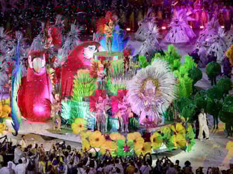 Die Olympischen Spiele in Rio endeten mit einer bunten Abschlussfeier. Foto: Michael Kappeler