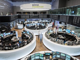 Die Deutsche Börse hat die erforderliche Mehrheit der Aktionäre, um mit der Londoner Börse zu fusionieren. Die beiden Konzerne wollen eine europäische Superbörse schmieden. Foto: Frank Rumpenhorst/Archiv