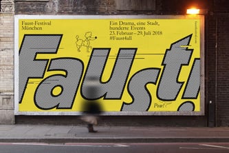 Das offizielle Faust-Festival-Plakat (Foto: © Faust-Festival München 2018)