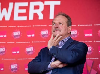 Frank Bsirske steht seit dem Jahr 2001 an der Spitze von Verdi. Foto: Daniel Naupold