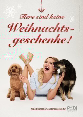 2016-11-PETA-Prinzessin-Maja, By-line Marc Rehbeck / PETA Deutschland e.V.