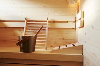 Every chalet has a sauna for pure relaxation