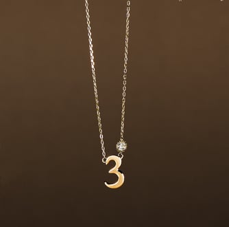 womb☆jewelry　ゴールド　数秘術ネックレス