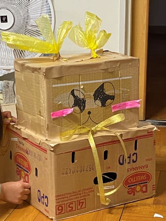 ほうき犬試作中