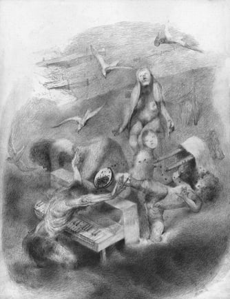 Matthias-Wyss-TAGESLICHT-DAYLIGHT-2011–2014-Pencil-On-Paper-22X29-Cm-43