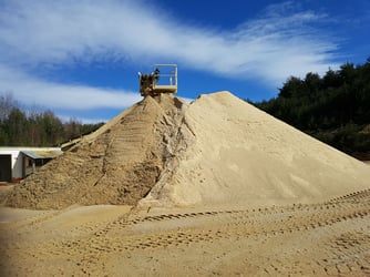 Sablière de noustoulet - sable jaune en Haute-Loire