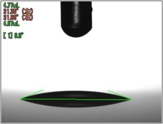 図1-1.着液直後画像