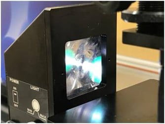 接触角計LEDライト画像