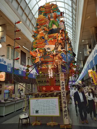 十四番山笠「曽我の夜討」