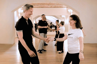 Christopher Piffel und Stella Maria Schletterer, österreichische Staatsmeister West Coast Swing