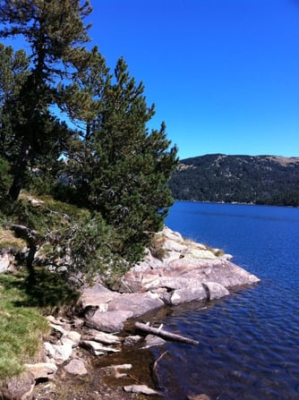 Rives bleutées du Lac des Bouillouses