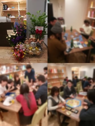 広島ボードゲームカフェcoast 店内の様子