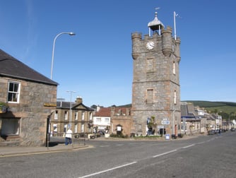 Der Clock-Tower - Bildquelle: Elizabeth Oliver, Dufftown 2000 Ltd. (www.dufftown.co.uk)