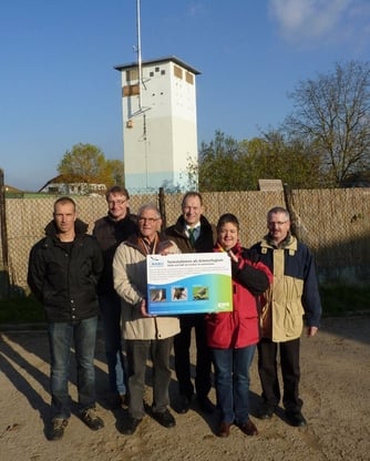 NABU-Aktive und Vertreter des EWR