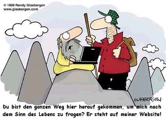 Witz: der lange Weg zur Erleuchtung