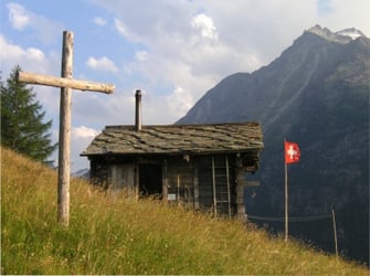 Eremo with cross