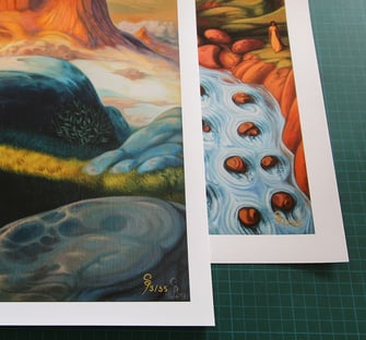 Hand signed and numbered