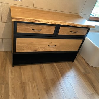 Woodleather - Meuble de salle de bain