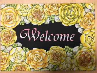 鹿児島よりウェルカムボードご依頼