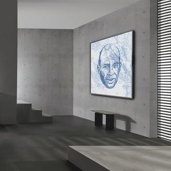 Digital Art Gallery by POLYDUAL mit Portrait von Christian Scherrer