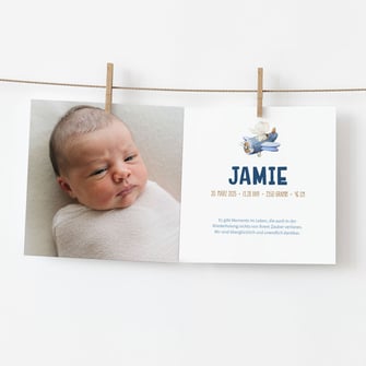 Geburtskarte Flieger