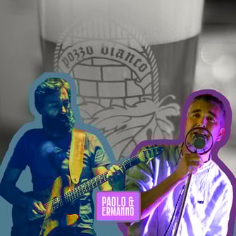 Paolo e Ermanno duo in chiave acustica ospite al Pozzo Bianco Bergamo il 14 Marzo 2025. Birreria con cucina artigianale.