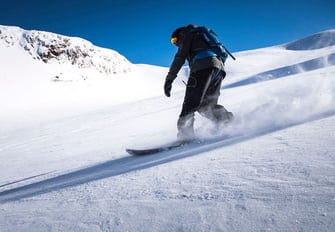 Dominique im Schneerausch