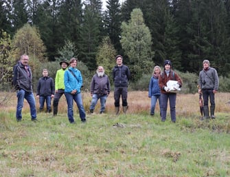 Gemeinsam aktiv auf der Suche nach der Waldbirkenmaus, Foto: Stille