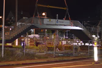 Fußgängerüberführung Neckarhausen